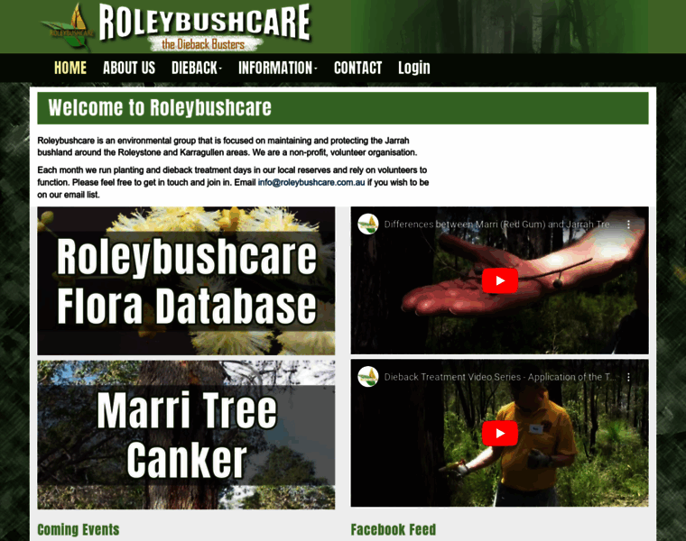 Roleybushcare.com.au thumbnail