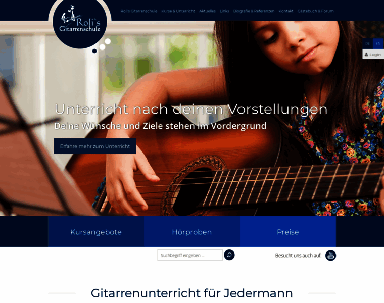 Rolis-gitarrenschule.ch thumbnail