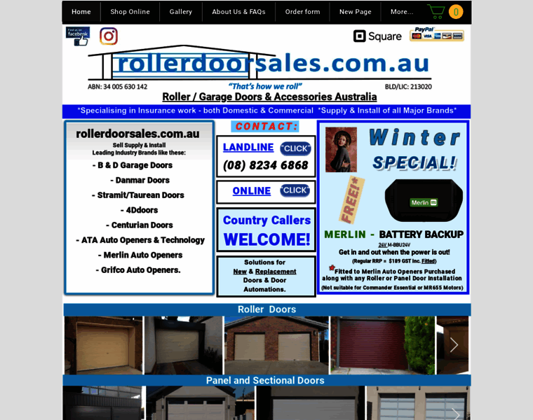 Rollerdoorsales.com.au thumbnail