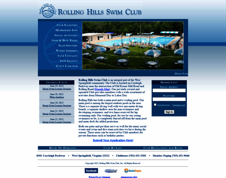Rollinghillsswimclub.org thumbnail