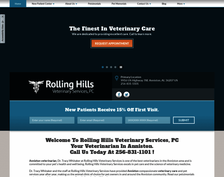 Rollinghillsvet.com thumbnail