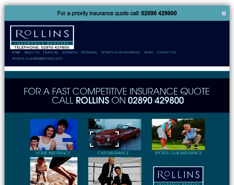 Rollinsinsurance.co.uk thumbnail