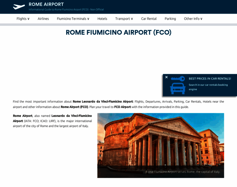 Roma-airport.com thumbnail