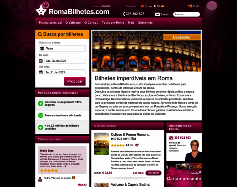 Romabilhetes.com thumbnail