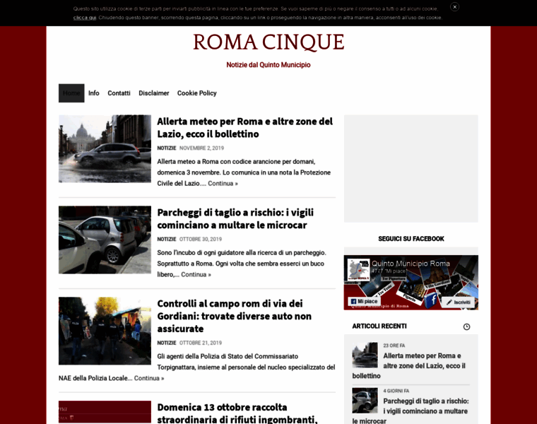 Romacinque.altervista.org thumbnail