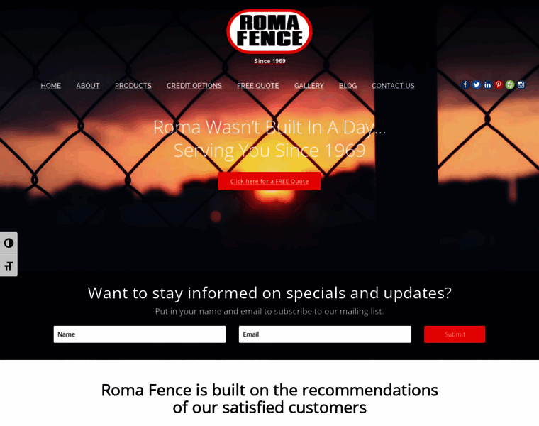 Romafencegroup.com thumbnail