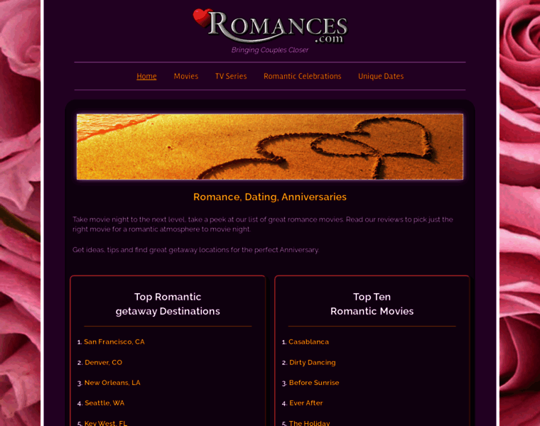 Romances.com thumbnail
