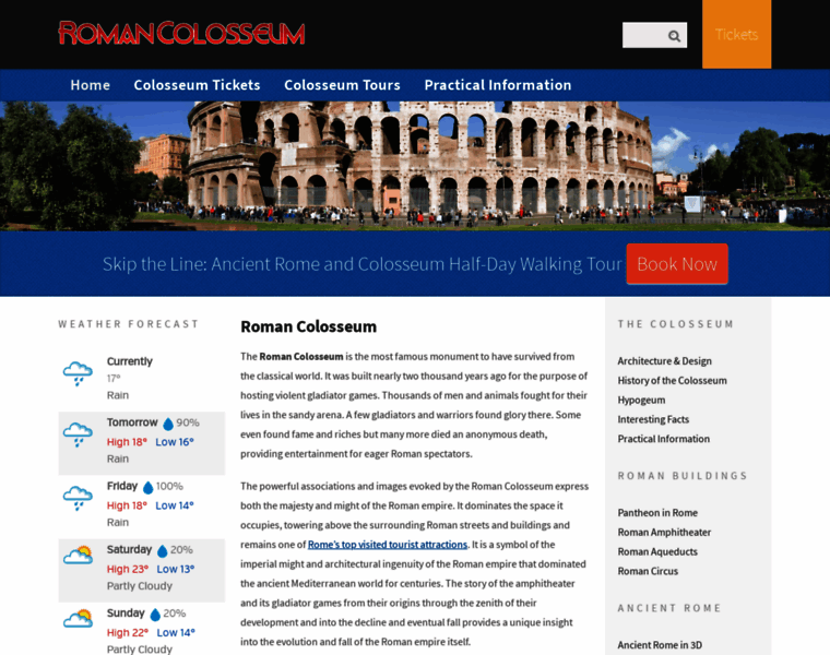 Romancolosseum.org thumbnail