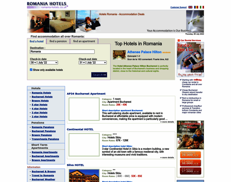 Romania-hotels.co.uk thumbnail