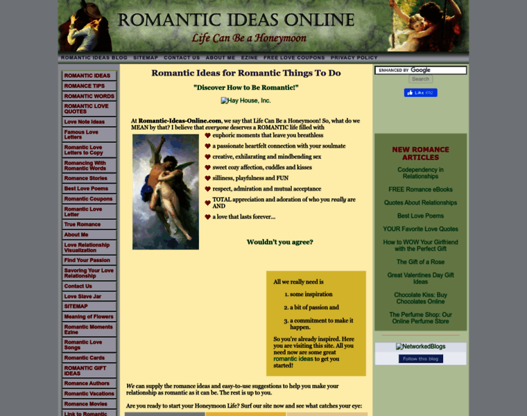 Romantic-ideas-online.com thumbnail