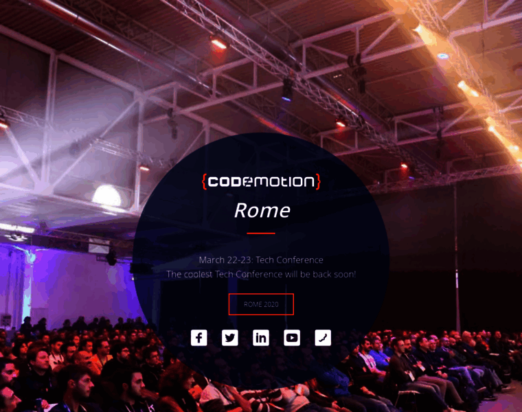 Rome.codemotionworld.com thumbnail