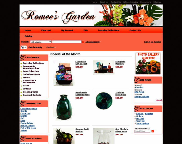 Romeesgarden.com thumbnail