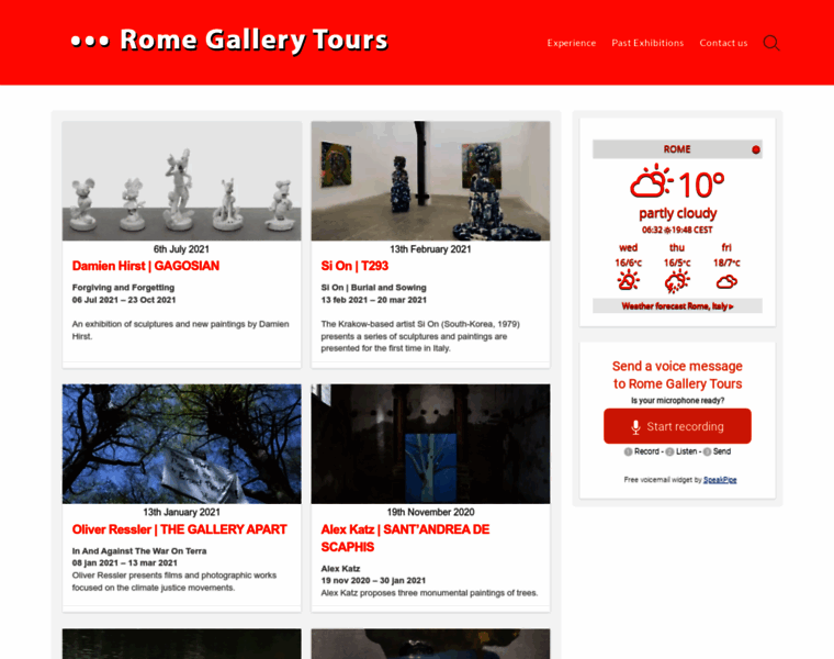 Romegallerytours.com thumbnail