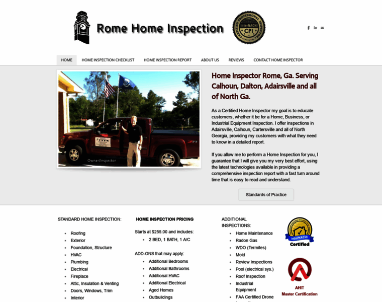 Romehomeinspection.com thumbnail