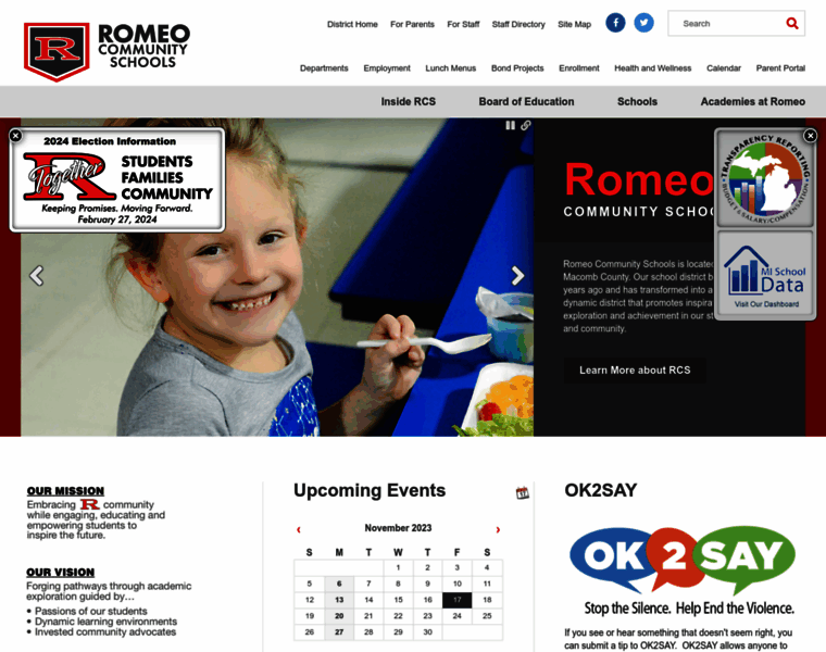 Romeok12.org thumbnail