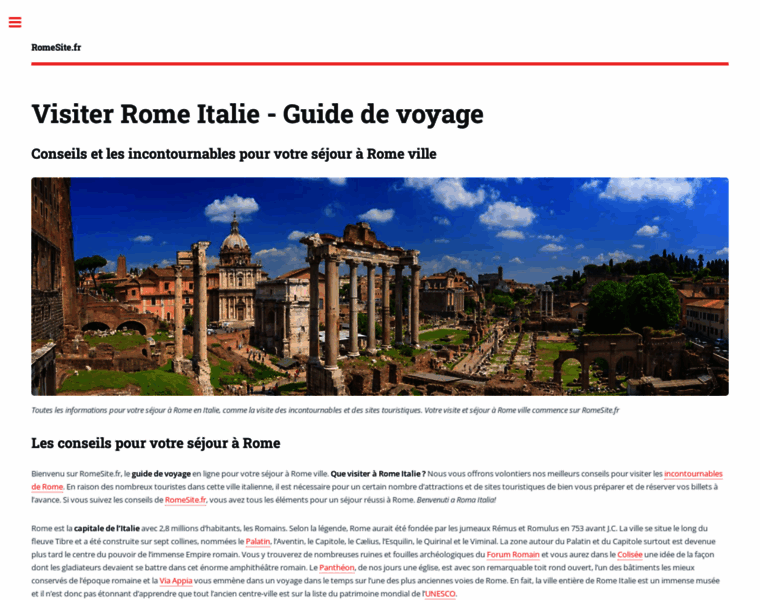 Romesite.fr thumbnail