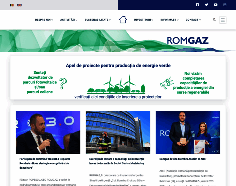 Romgaz.ro thumbnail