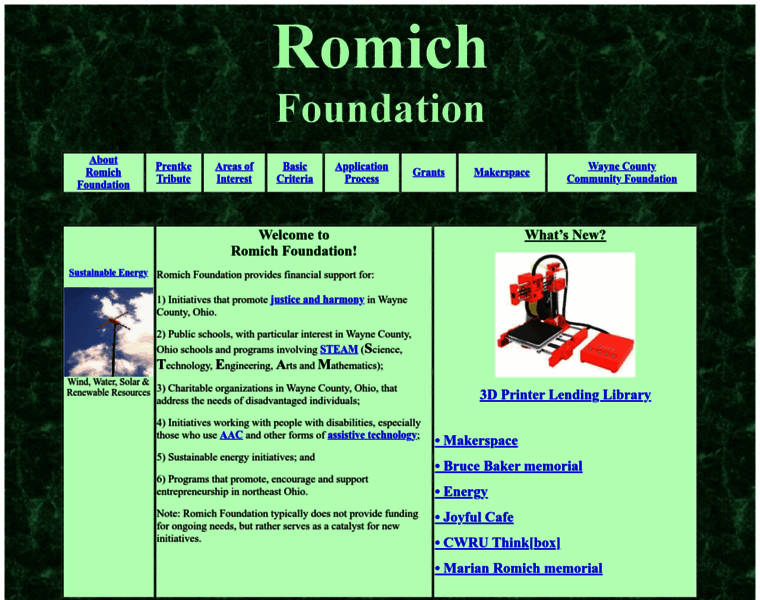Romichfoundation.org thumbnail