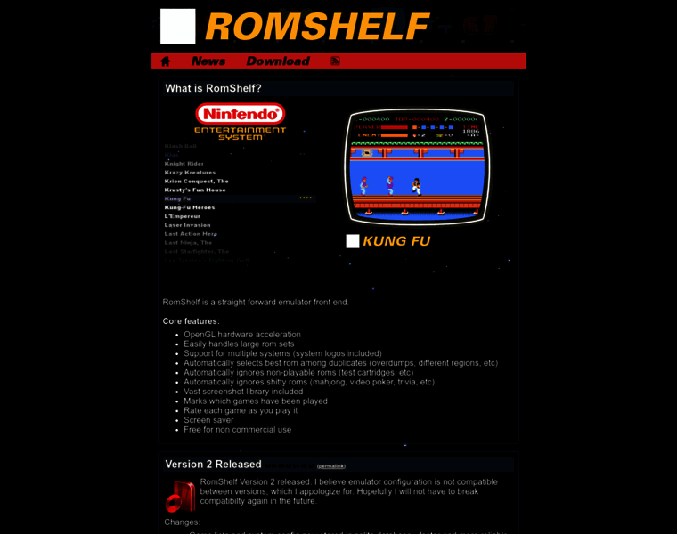 Romshelf.com thumbnail