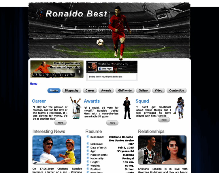 Ronaldobest.com thumbnail