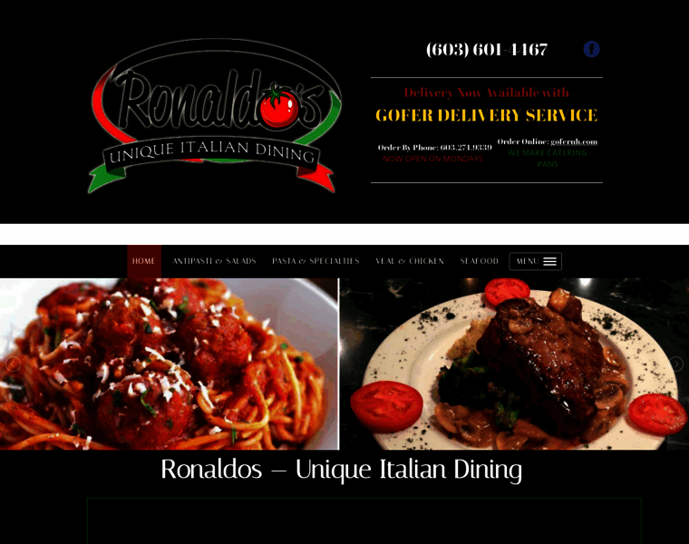 Ronaldosrestaurant.com thumbnail