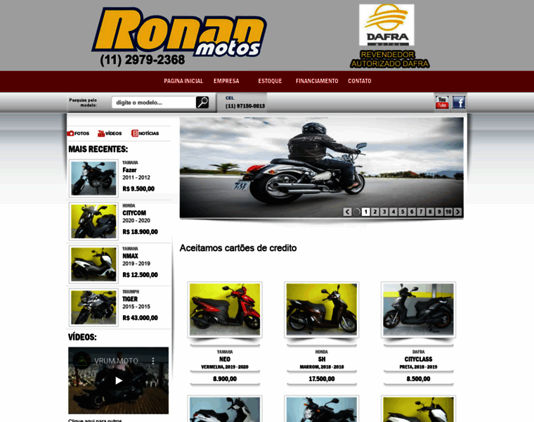Ronanmotos.com.br thumbnail