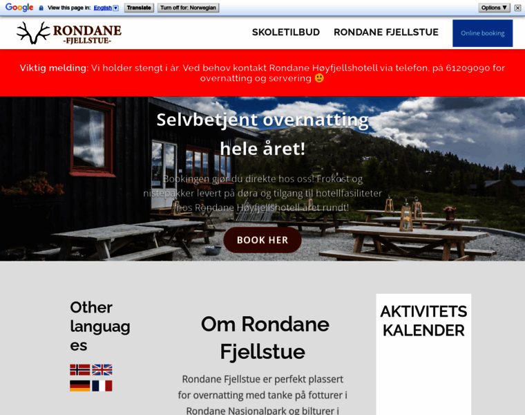 Rondane-fjellstue.no thumbnail