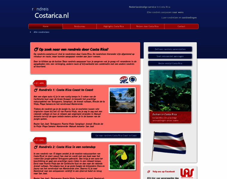 Rondreis-costarica.nl thumbnail
