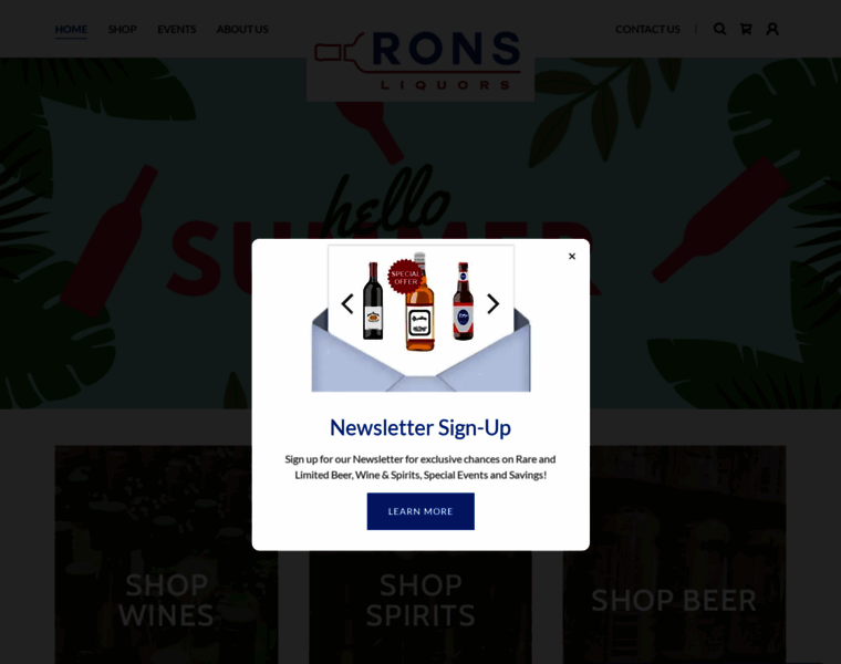 Ronsliquors.com thumbnail