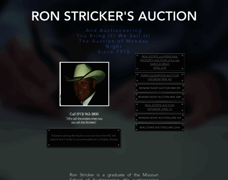 Ronstrickersauction.com thumbnail
