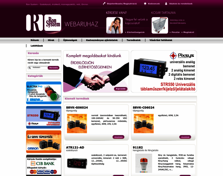 Ronsystemshop.hu thumbnail