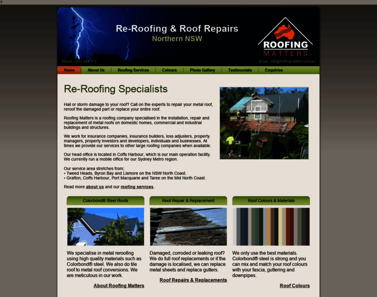 Roofingmatters.com.au thumbnail
