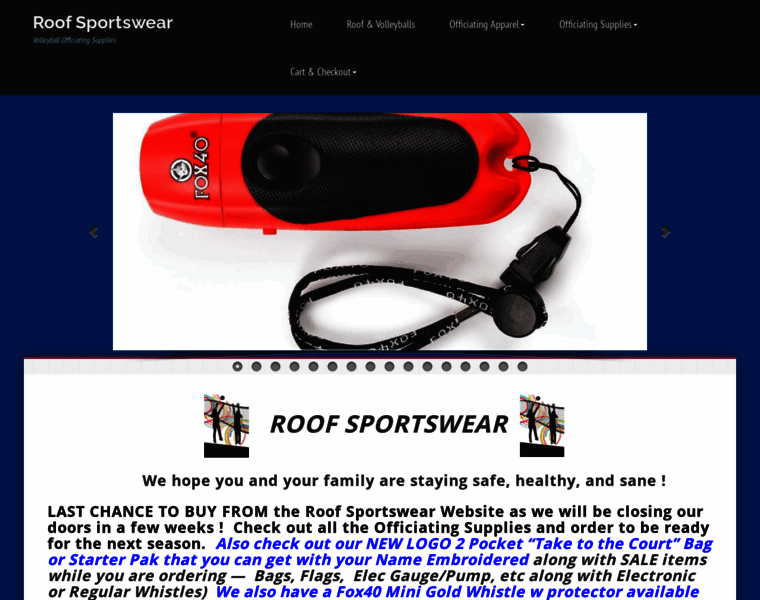 Roofsportswear.com thumbnail