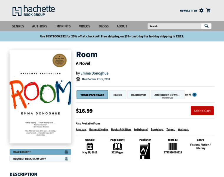 Roomthebook.com thumbnail
