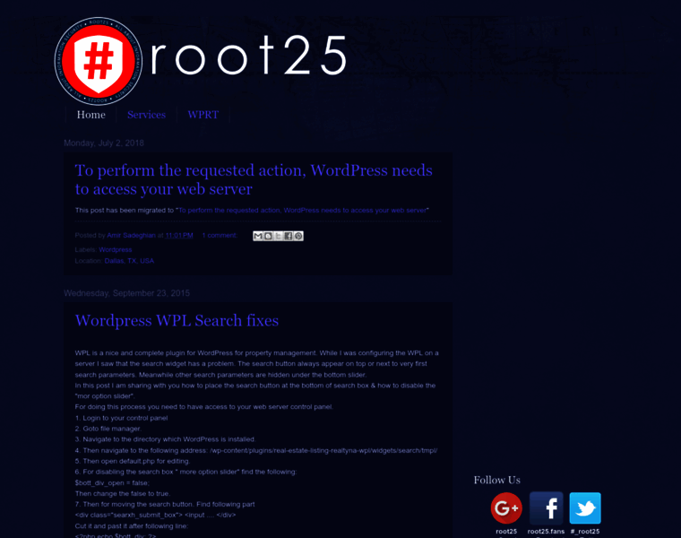 Root25.com thumbnail