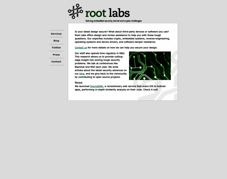 Rootlabs.com thumbnail