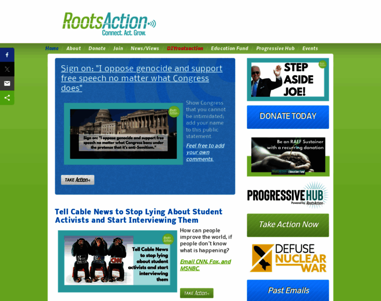 Rootsaction.org thumbnail