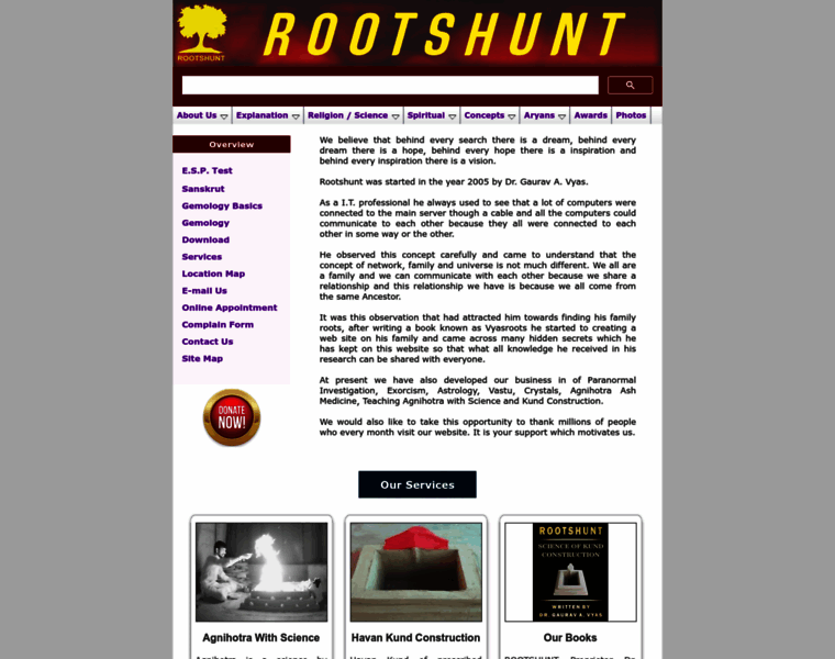 Rootshunt.com thumbnail