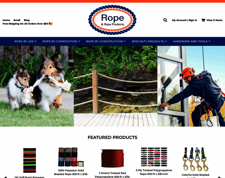 Rope-and-rope-products.com thumbnail