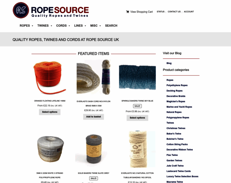Rope-source.co.uk thumbnail