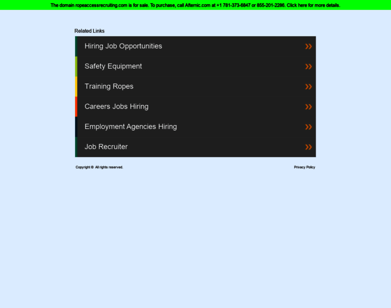 Ropeaccessrecruiting.com thumbnail