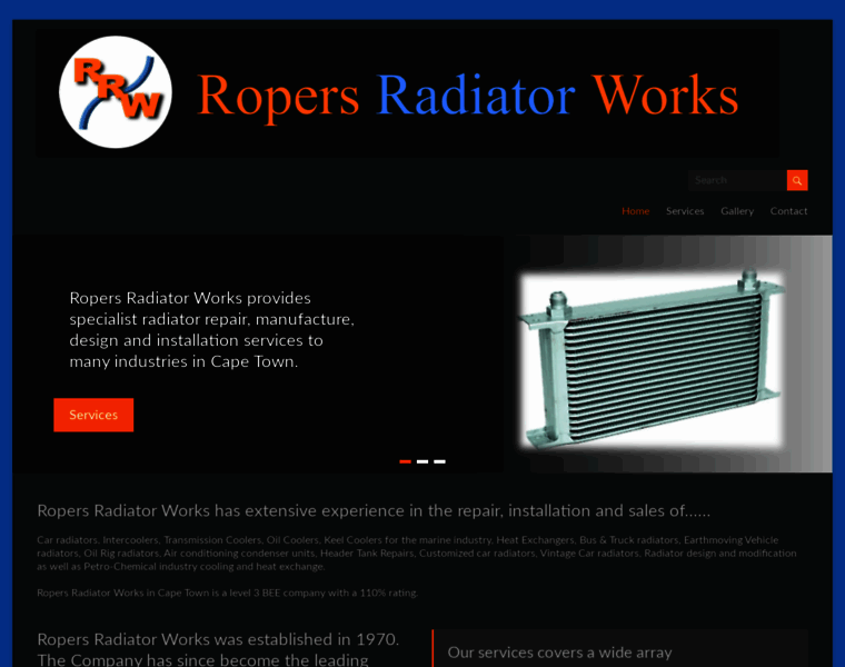 Ropersradiators.co.za thumbnail