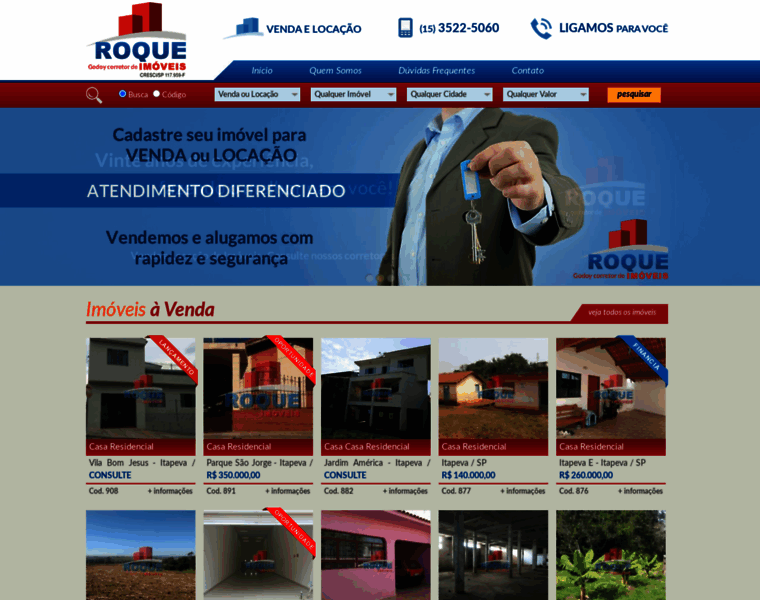 Roqueimoveisitapeva.com.br thumbnail