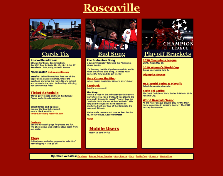 Roscoville.com thumbnail