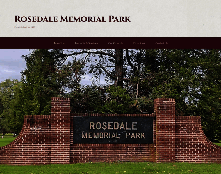 Rosedalememorialpark.com thumbnail