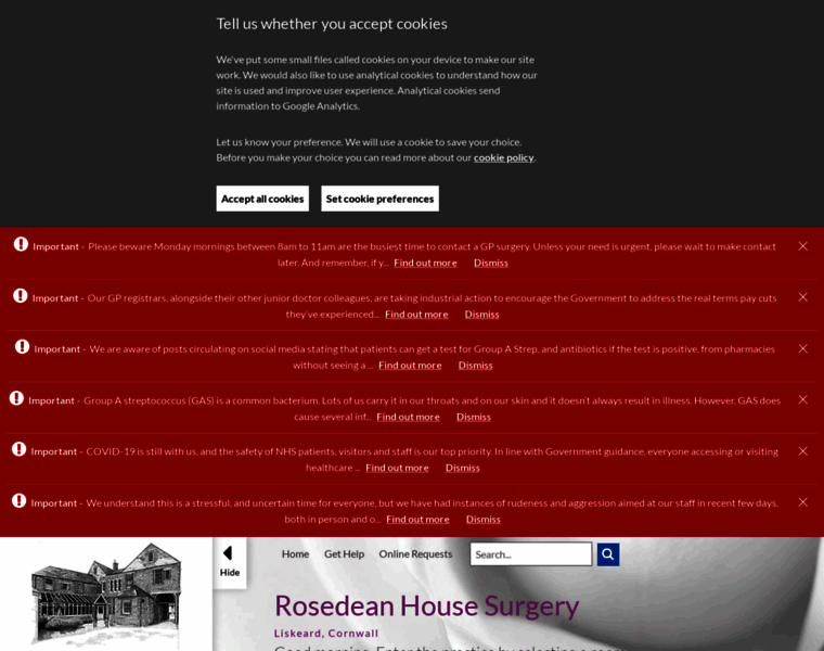 Rosedeansurgery.co.uk thumbnail