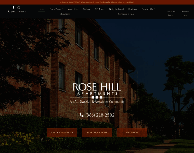 Rosehill-apts.com thumbnail