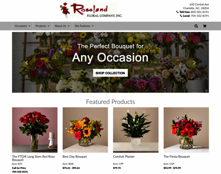Roselandfloralco.com thumbnail