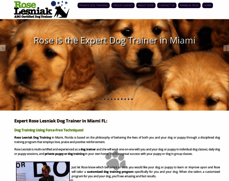 Roselesniakdogtrainer.com thumbnail