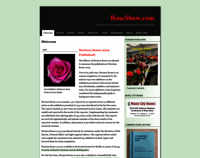 Roseshow.com thumbnail